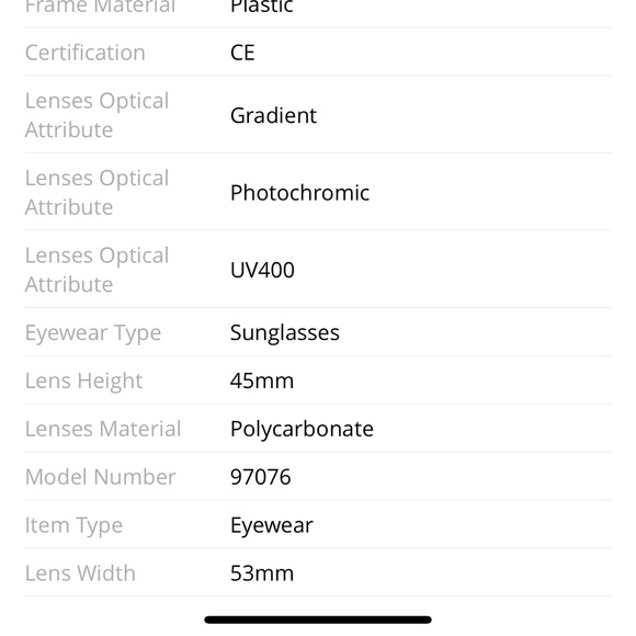 White B Logo Fashion oversized sunglasses - Picture 5 of 5